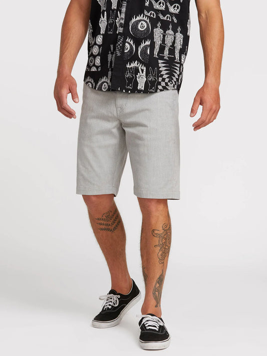 Volcom Frickin Modern Stretch Shorts 21" Grey