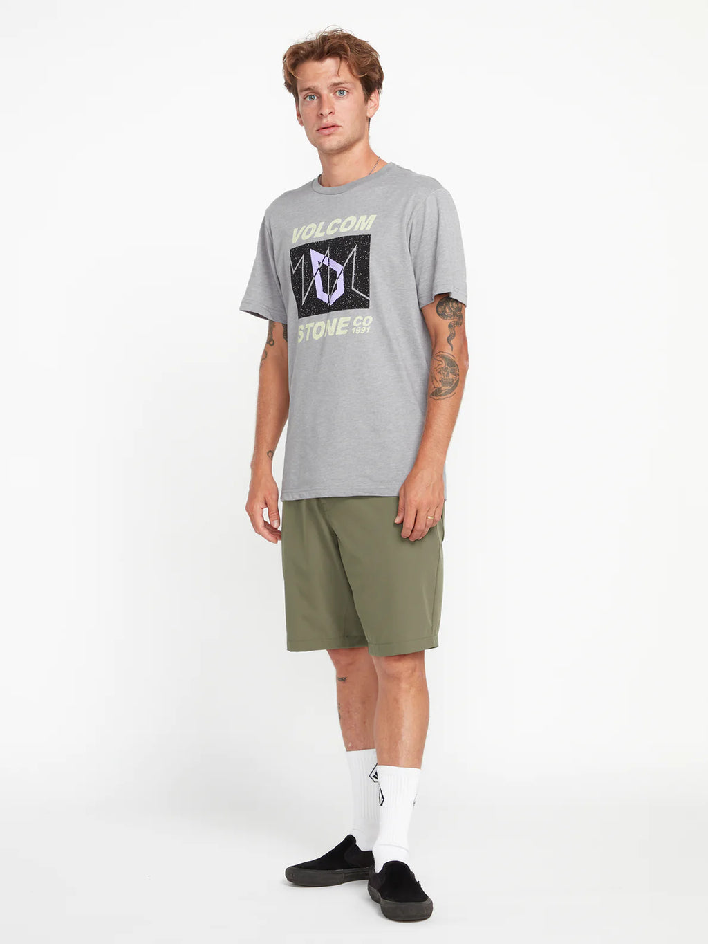 Pantalón Corto Volcom Veeco Transit 20" - Wintermoss
