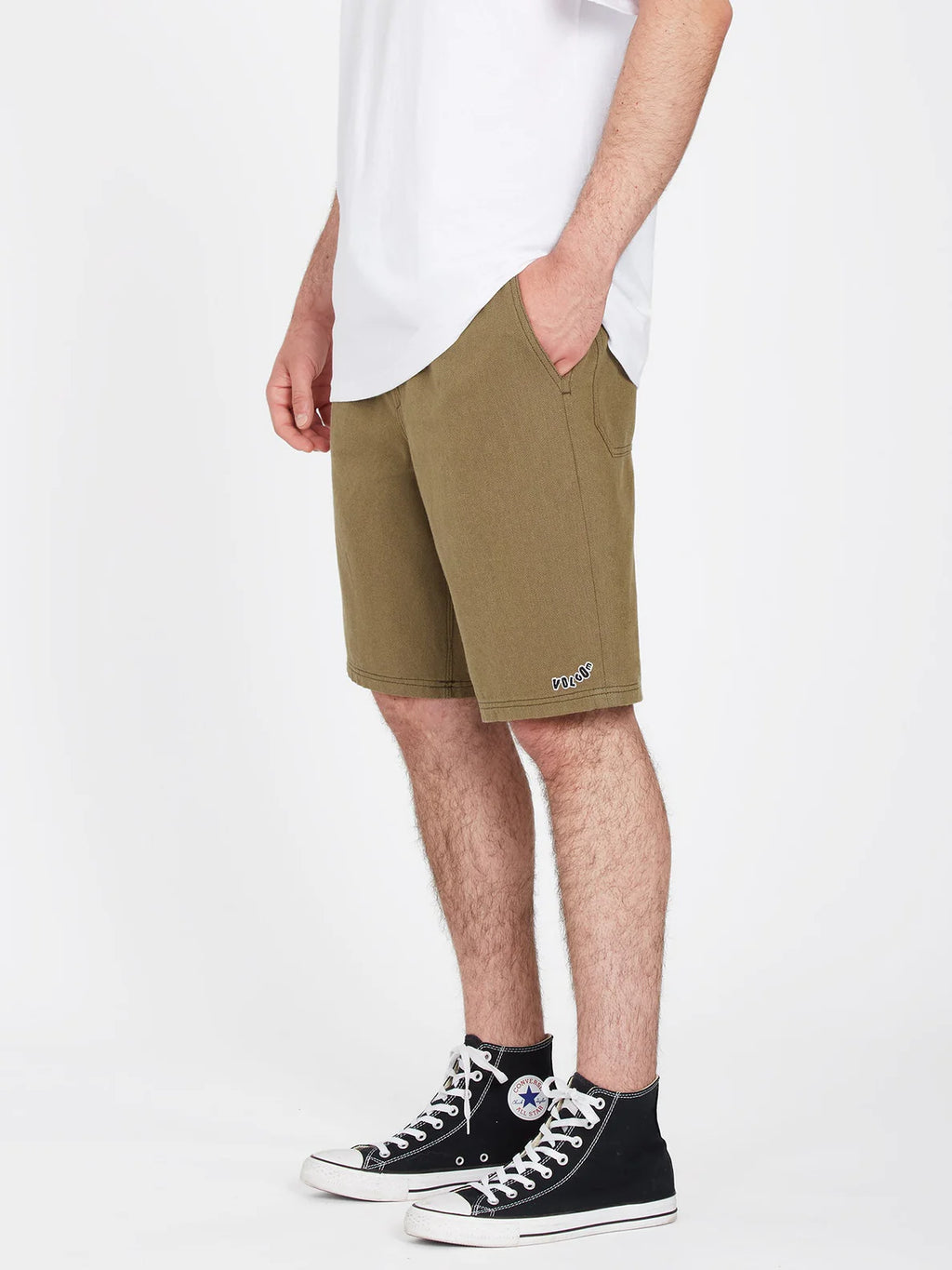 Pantalón Corto Volcom Outer Spaced 21" - Old Mill