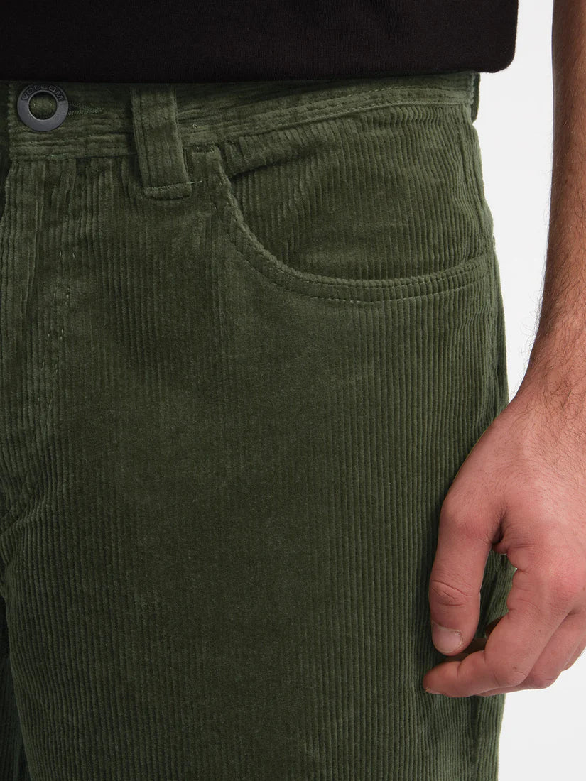 Pantalon fuselé décontracté Modown Volcom - Squadron Green