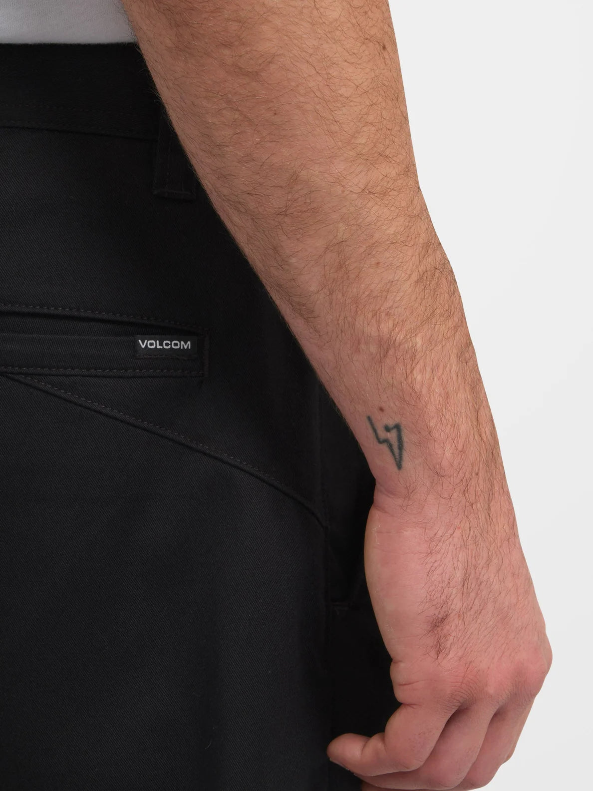 Pantaloni chino elasticizzati regolari Volcom Frickin - neri