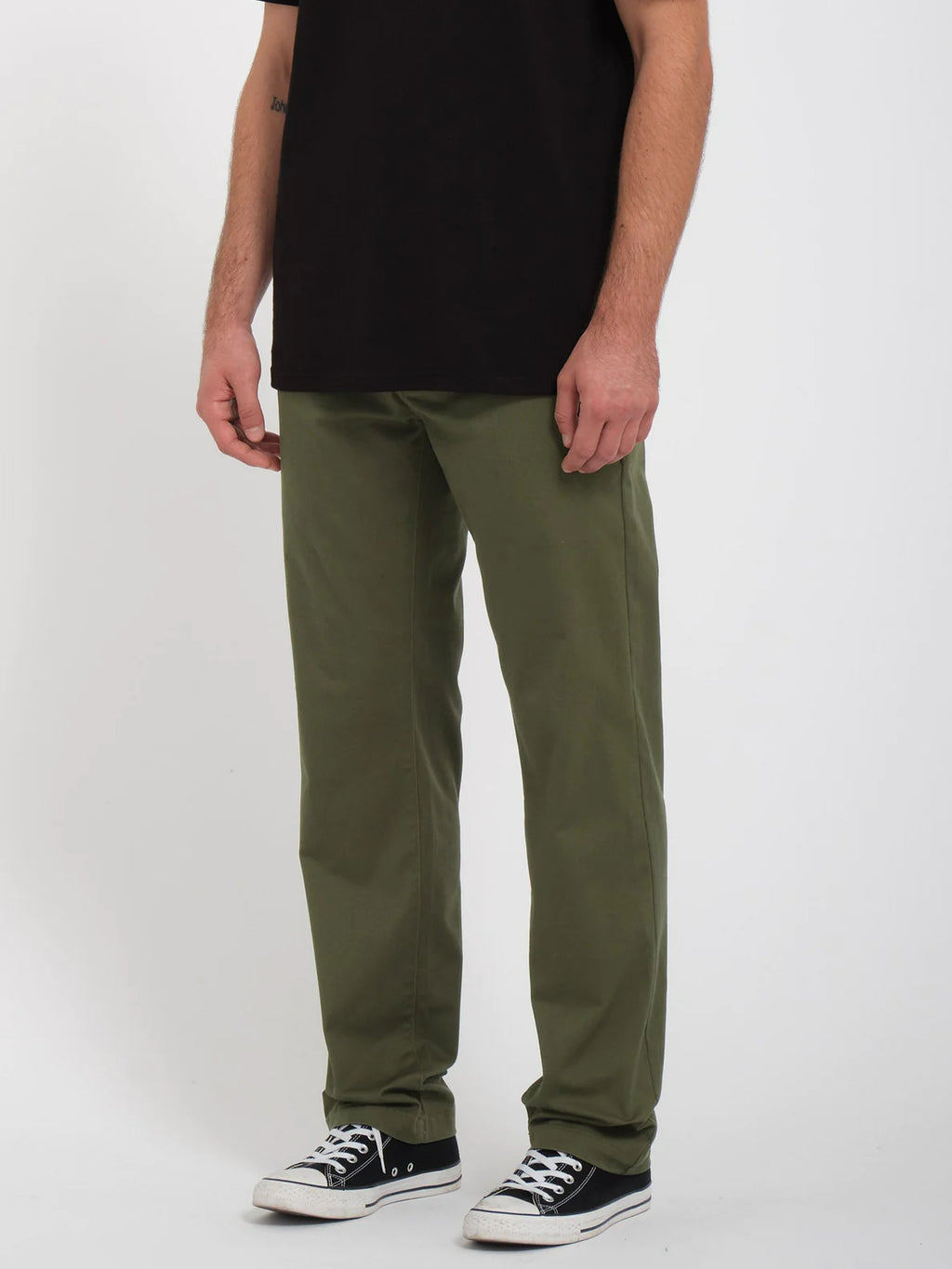 Volcom Frickin Modern Stretch Pants - Squadron Green