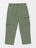 Pantaloni convertibili Volcom Skate Vitals Simon Bannerot - Agave