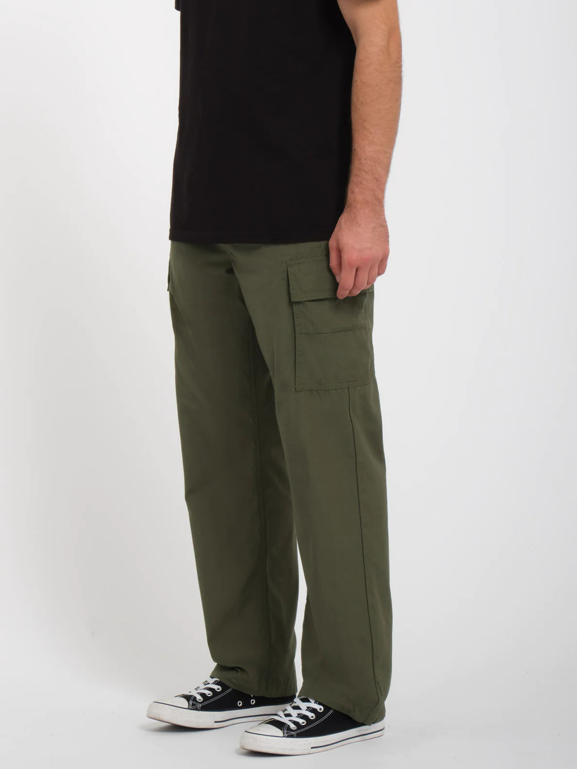 Volcom Squads Cargo Loose Tapered Cargo Pants - Squadron Green