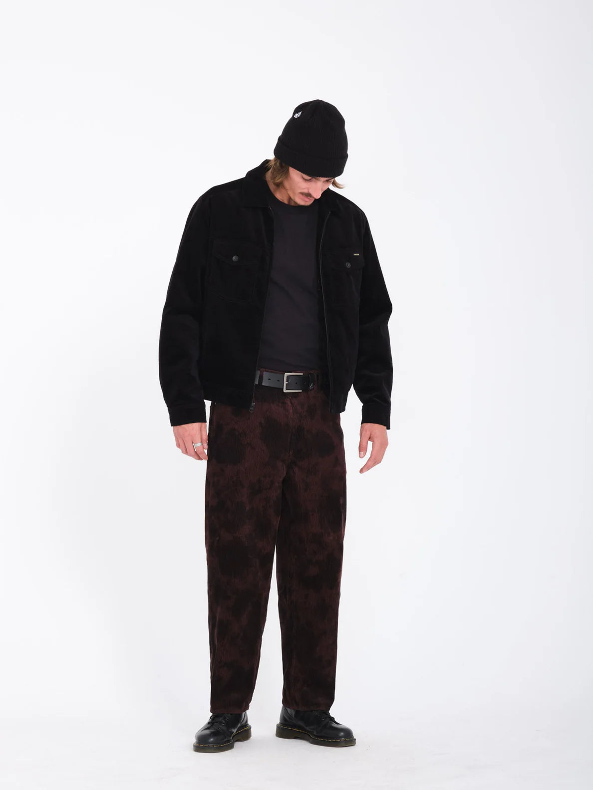 Pantaloni di velluto a coste affusolati Billow di Volcom - Cioccolato amaro