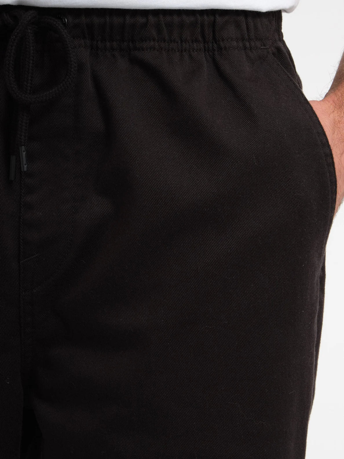 Calça casual com espaçamento externo Volcom - Preto | Pantalones con goma de Hombre | Todos los pantalones de hombre | Volcom Shop | surfdevils.com