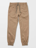 Pantalón elástico Volcom Frickin Slim Jogger - Khaki