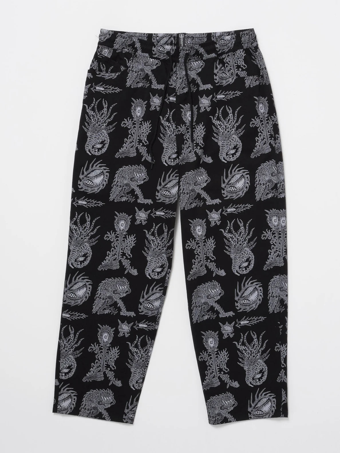 Pantalon taille élastique Volcom Tetsunori Freazy - Noir 