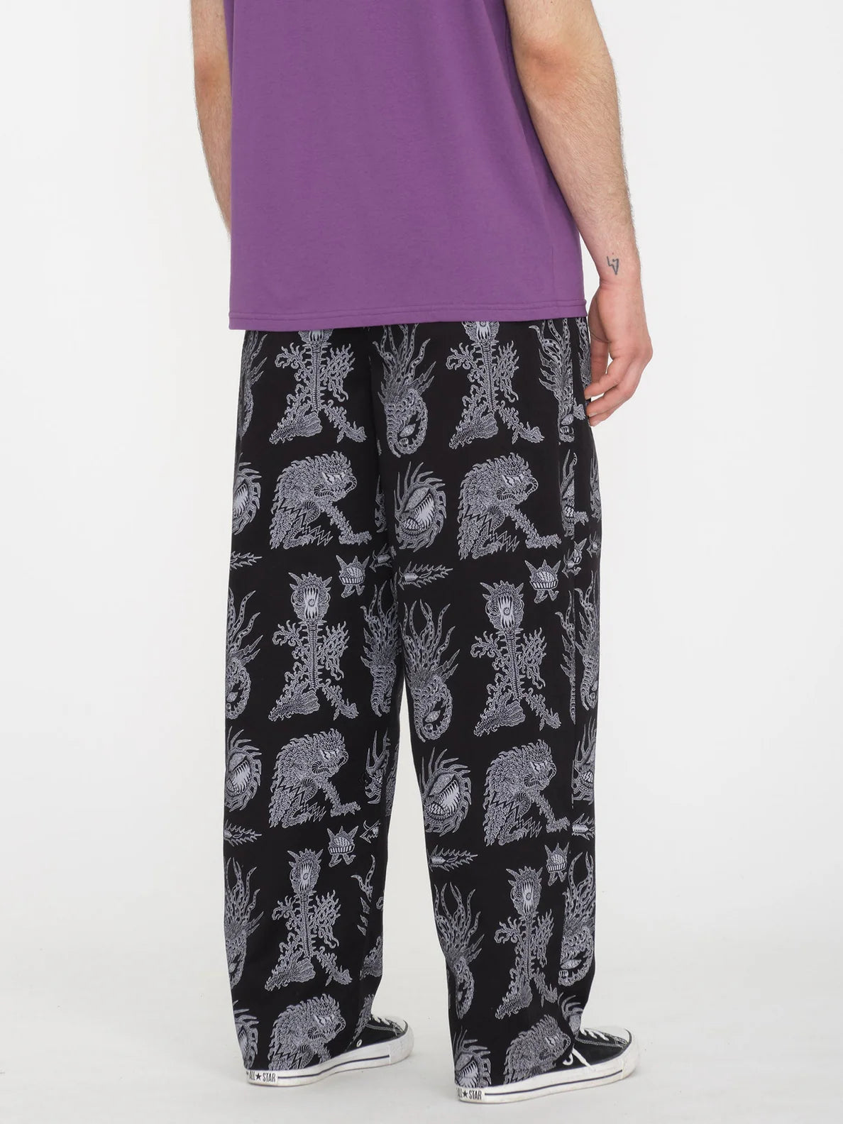 Pantaloni con vita elastica Volcom Tetsunori Freazy - neri 