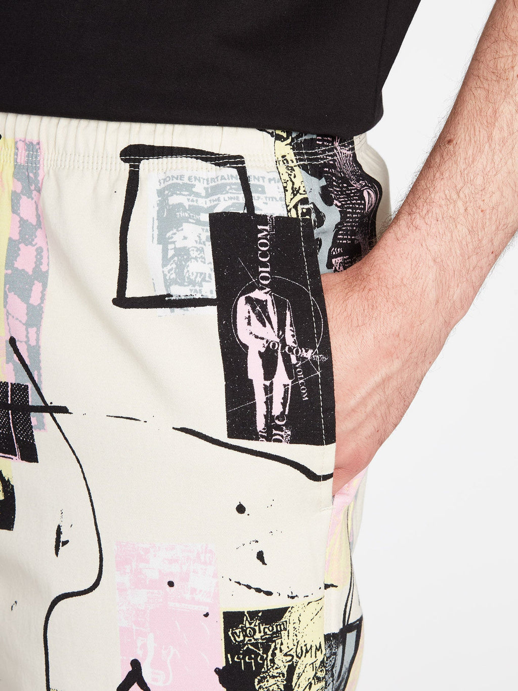 Pantalon Volcom Psychstone - Whitecap Gris