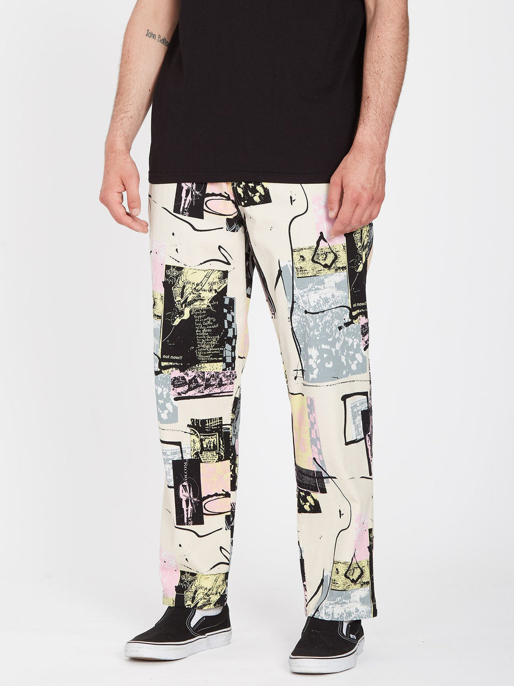 Pantalon Volcom Psychstone - Whitecap Gris