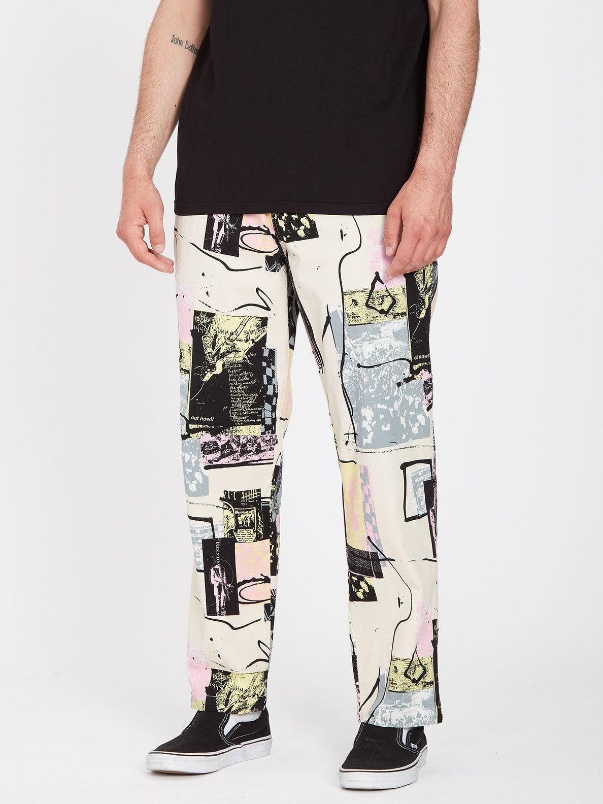 Pantalon Volcom Psychstone - Whitecap Gris