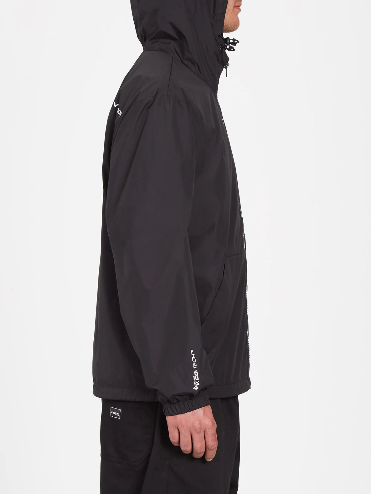 Volcom Phase 91 Windbreaker Jacket - Black