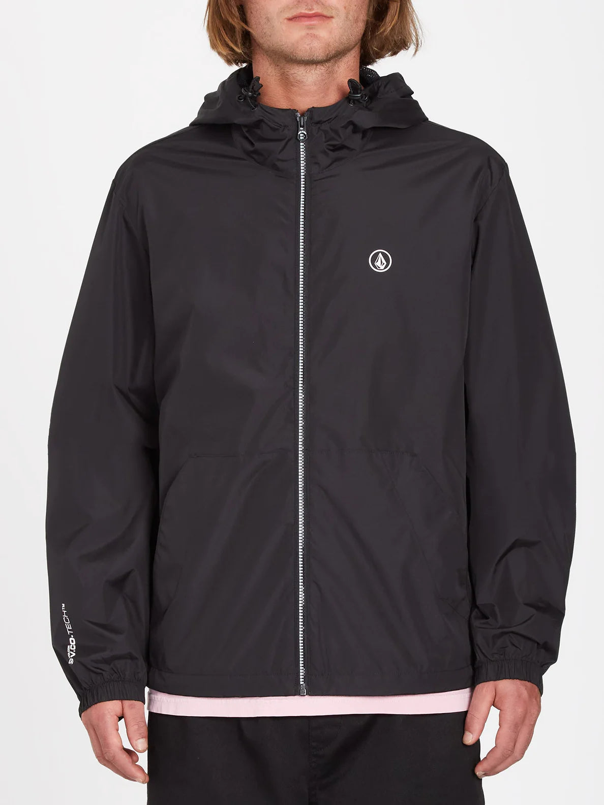 Volcom Phase 91 Windbreaker Jacket - Black