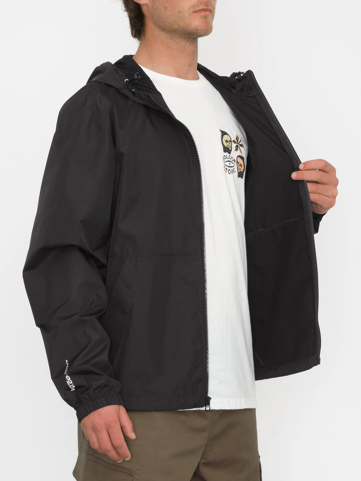 Volcom Phase 91 Windjacke – Schwarz | meistverkaufte Produkte | Meistverkaufte Produkte | Neue Produkte | Neueste Produkte | surfdevils.com