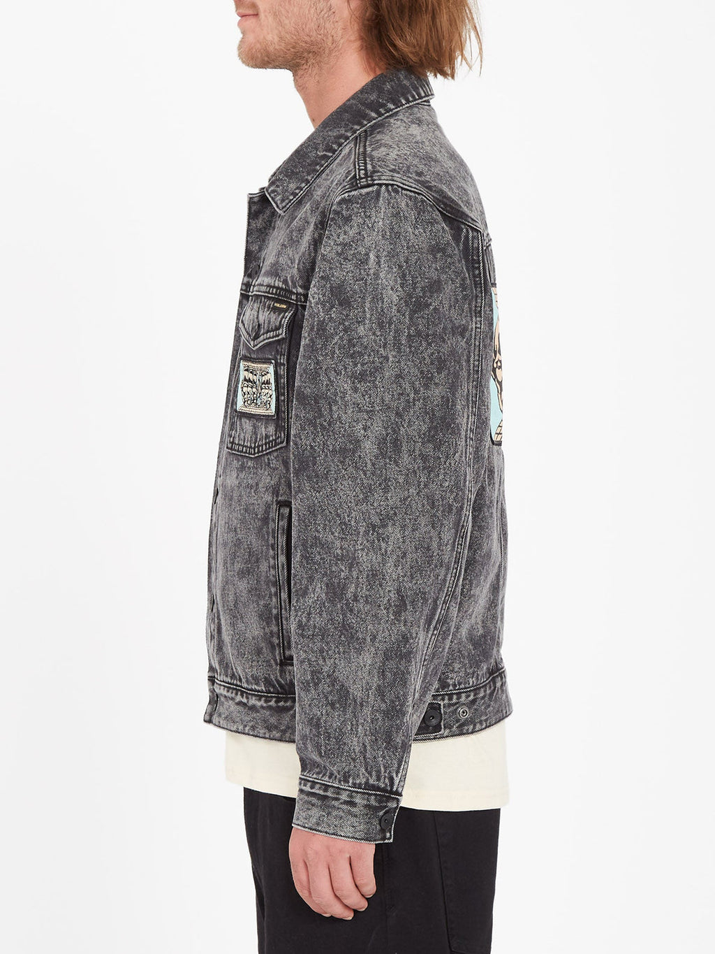Volcom Mind Invasion Denim Jacket - Black