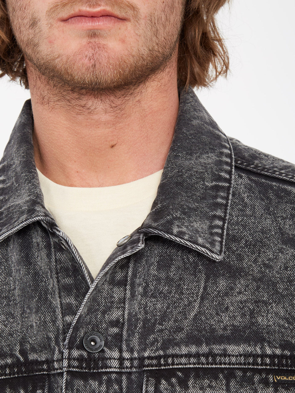 Volcom Mind Invasion Denim Jacket - Black