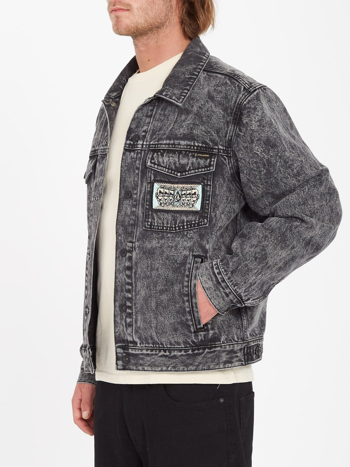 Volcom Mind Invasion Denim Jacket - Black