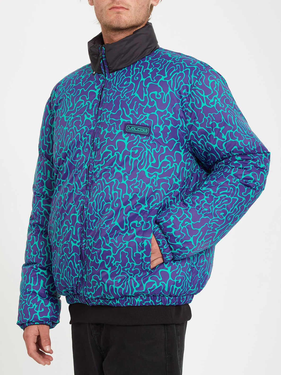 Volcom Walltz Jacket (Reversible) - Black