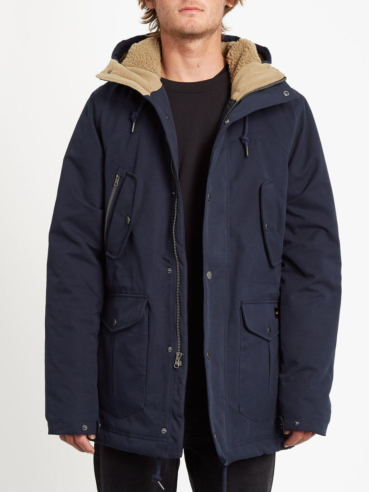 Volcom Starget 5K Parka Jacket - Navy