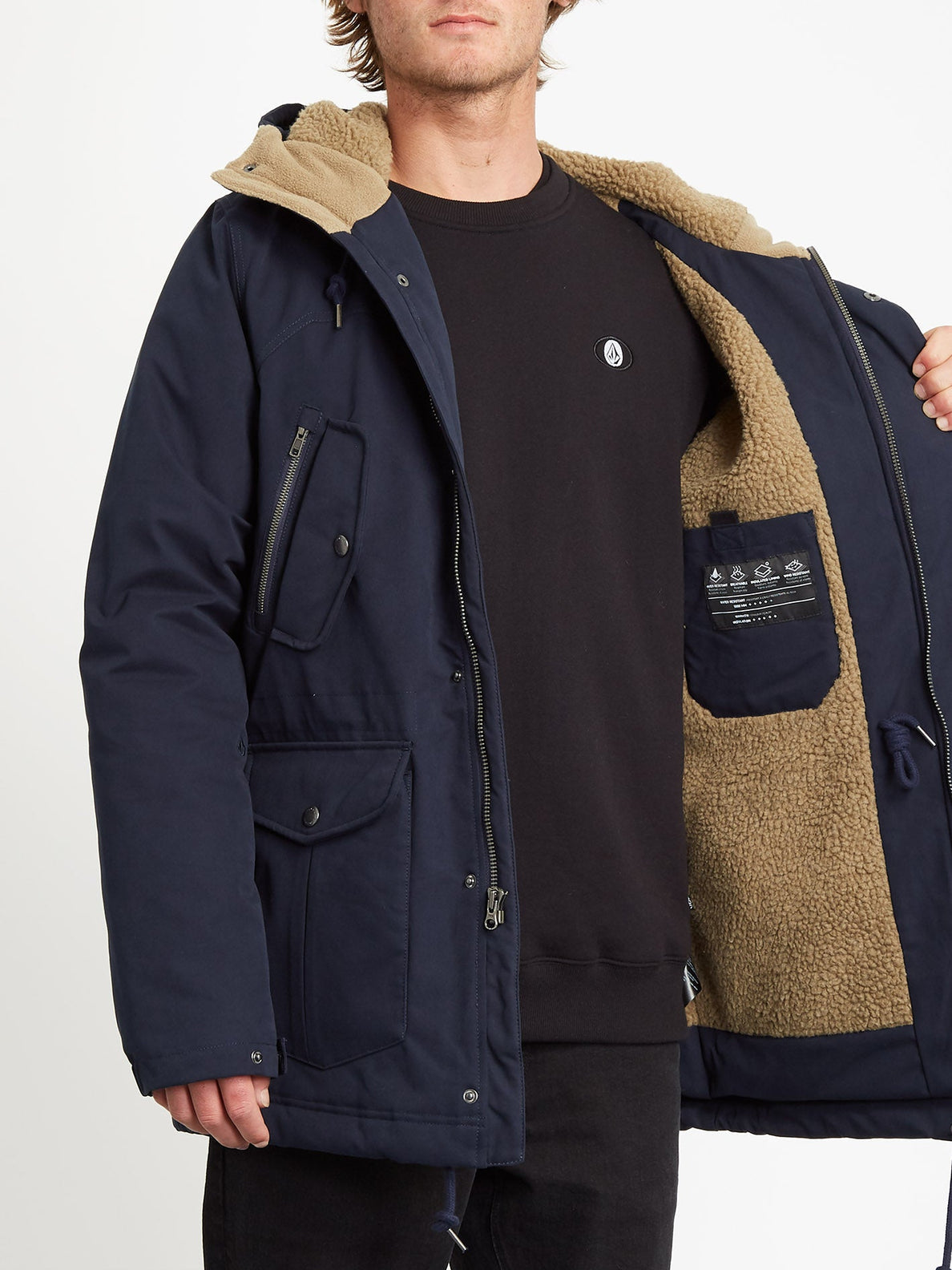 Volcom Starget 5K Parka Jacket - Navy