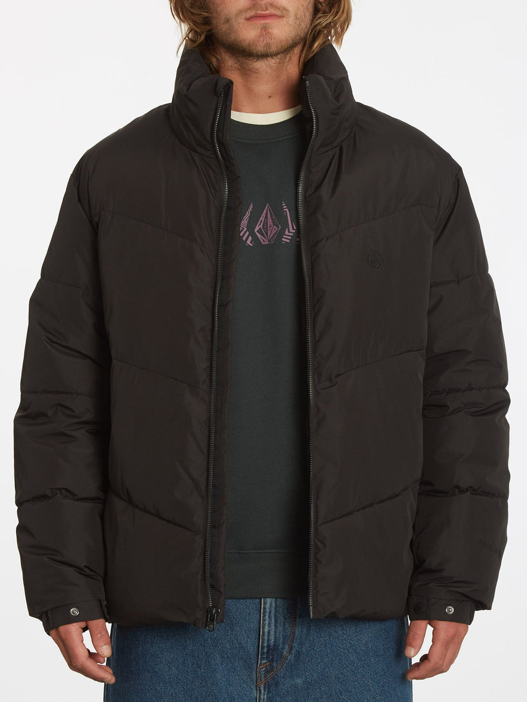 Volcom Goldsmooth Black Combo Jacket