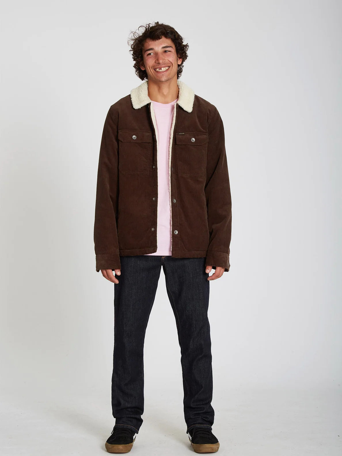 Volcom Keaton Cordjacke – Dunkelbraun