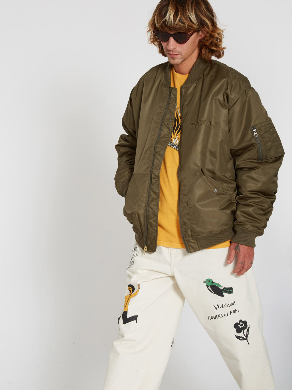 Volcom Space Child Jacket Service Green
