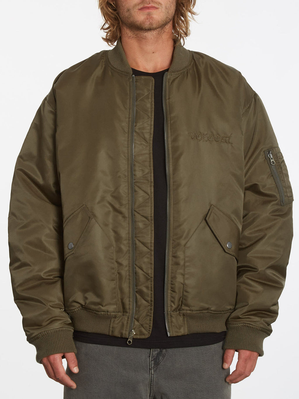 Volcom Space Child Jacket Service Green