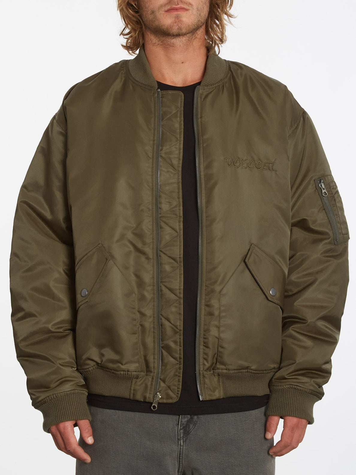 Volcom Space Child Jacket Service Green