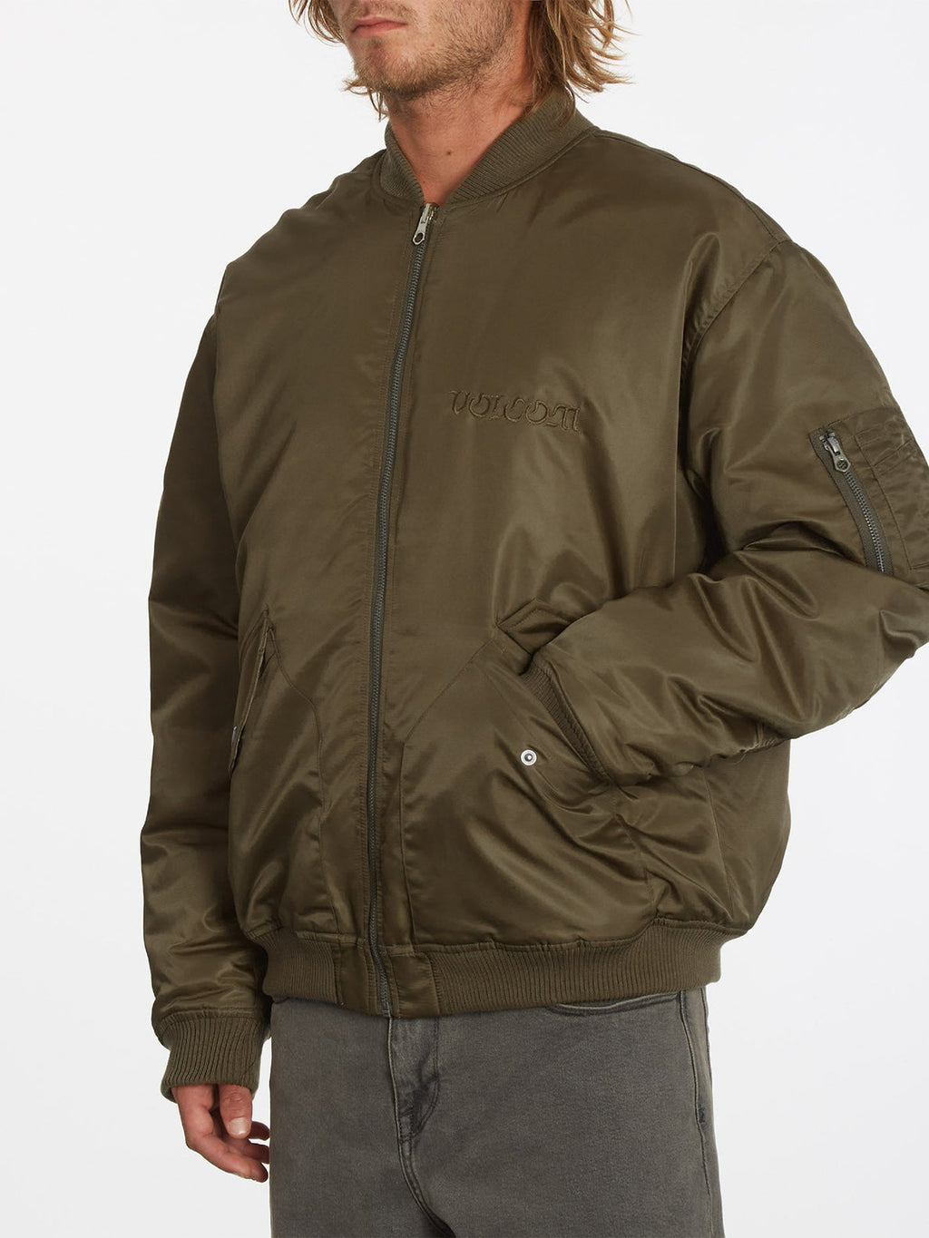 Volcom Space Child Jacket Service Green