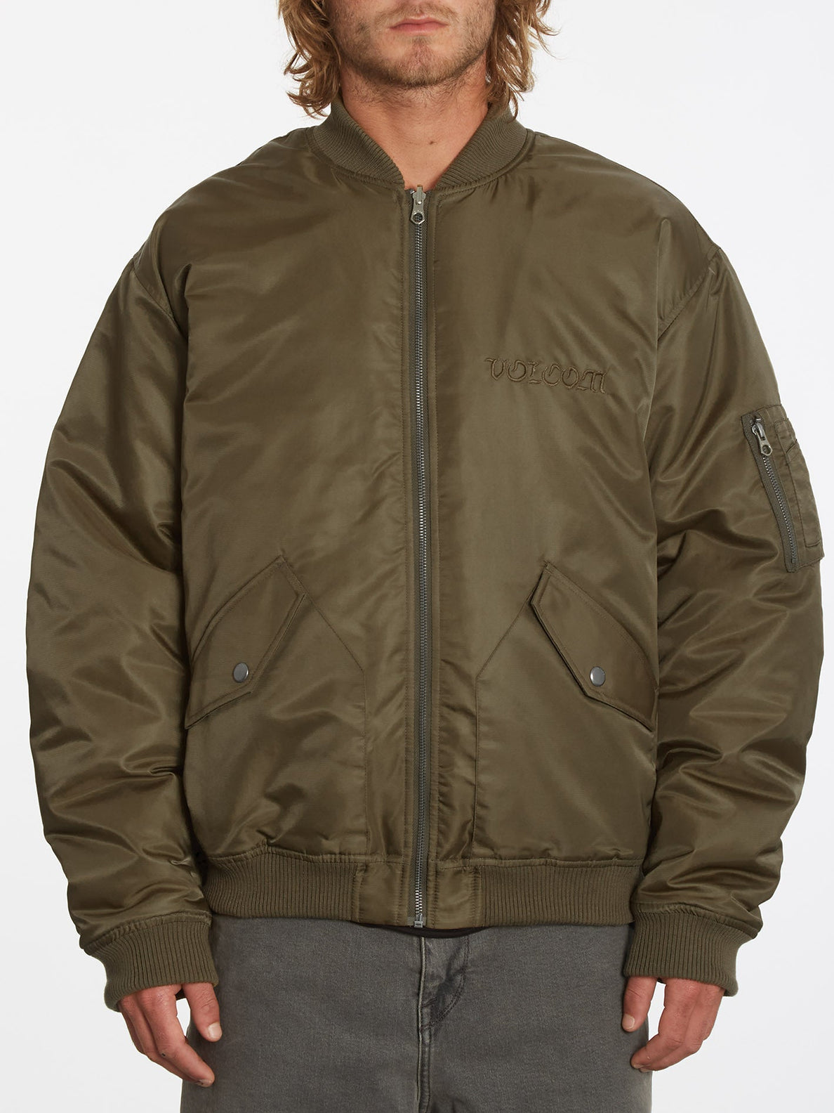 Volcom Space Child Jacket Service Green
