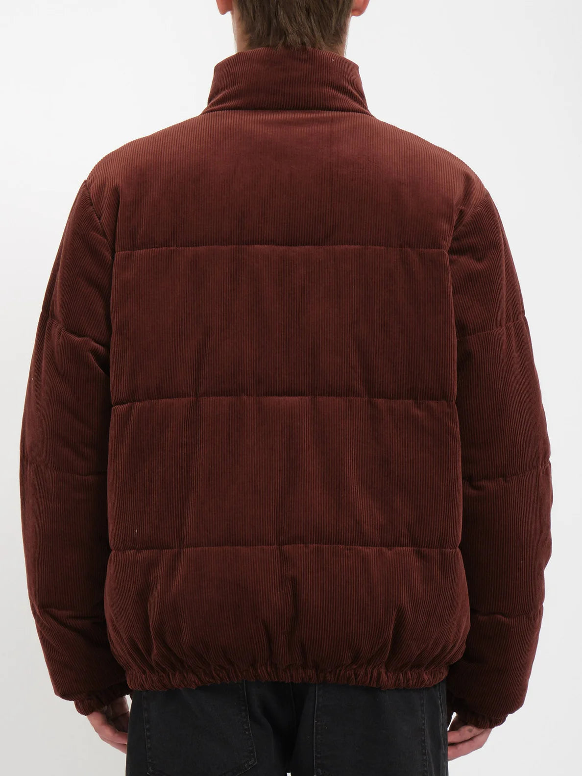 Volcom Walltz Corduroy Reversible Padded Jacket - Bitter Chocolate