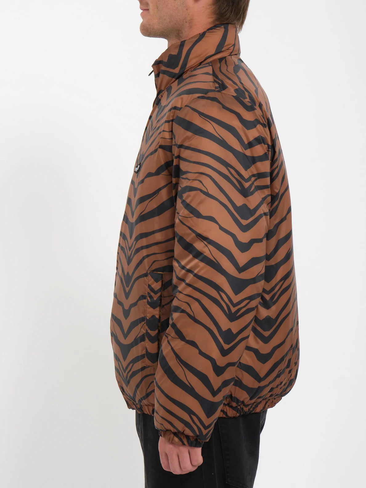 Volcom Walltz Corduroy Reversible Wattierte Jacke – Bitter Chocolate