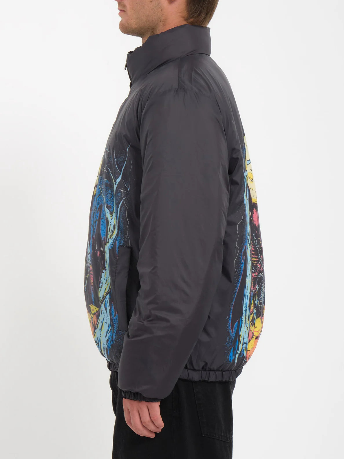 Volcom Max Sherman Reversible Jacket - Black