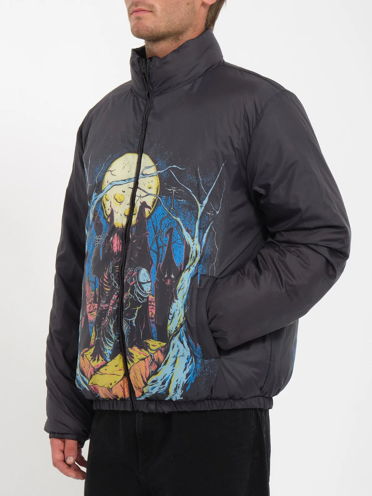 Volcom Max Sherman Reversible Jacket - Black