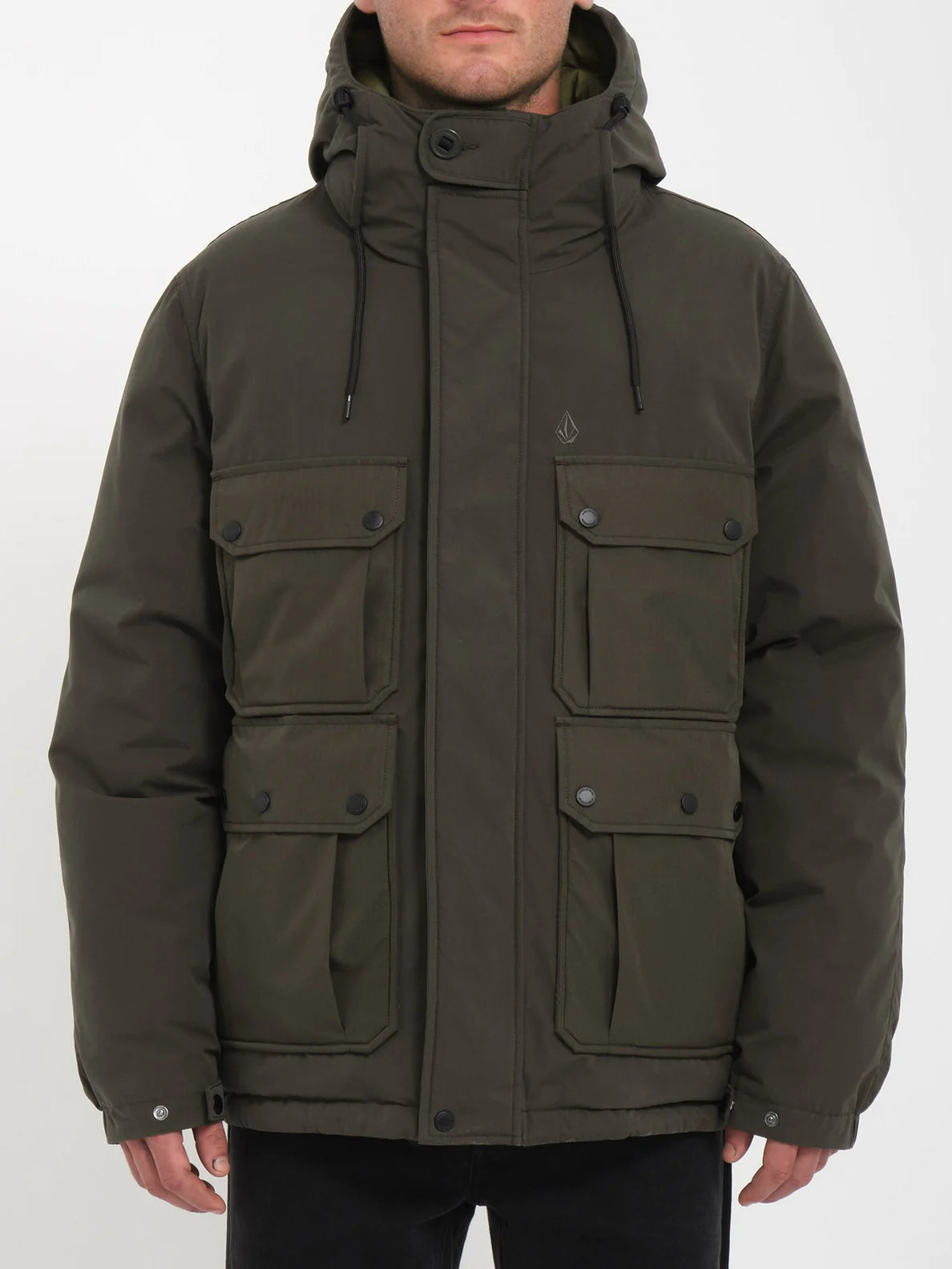 Parka Volcom Dodstone 5K - Nero risciacquato | Nuovi prodotti | Prodotti più recenti | Prodotti più venduti | surfdevils.com