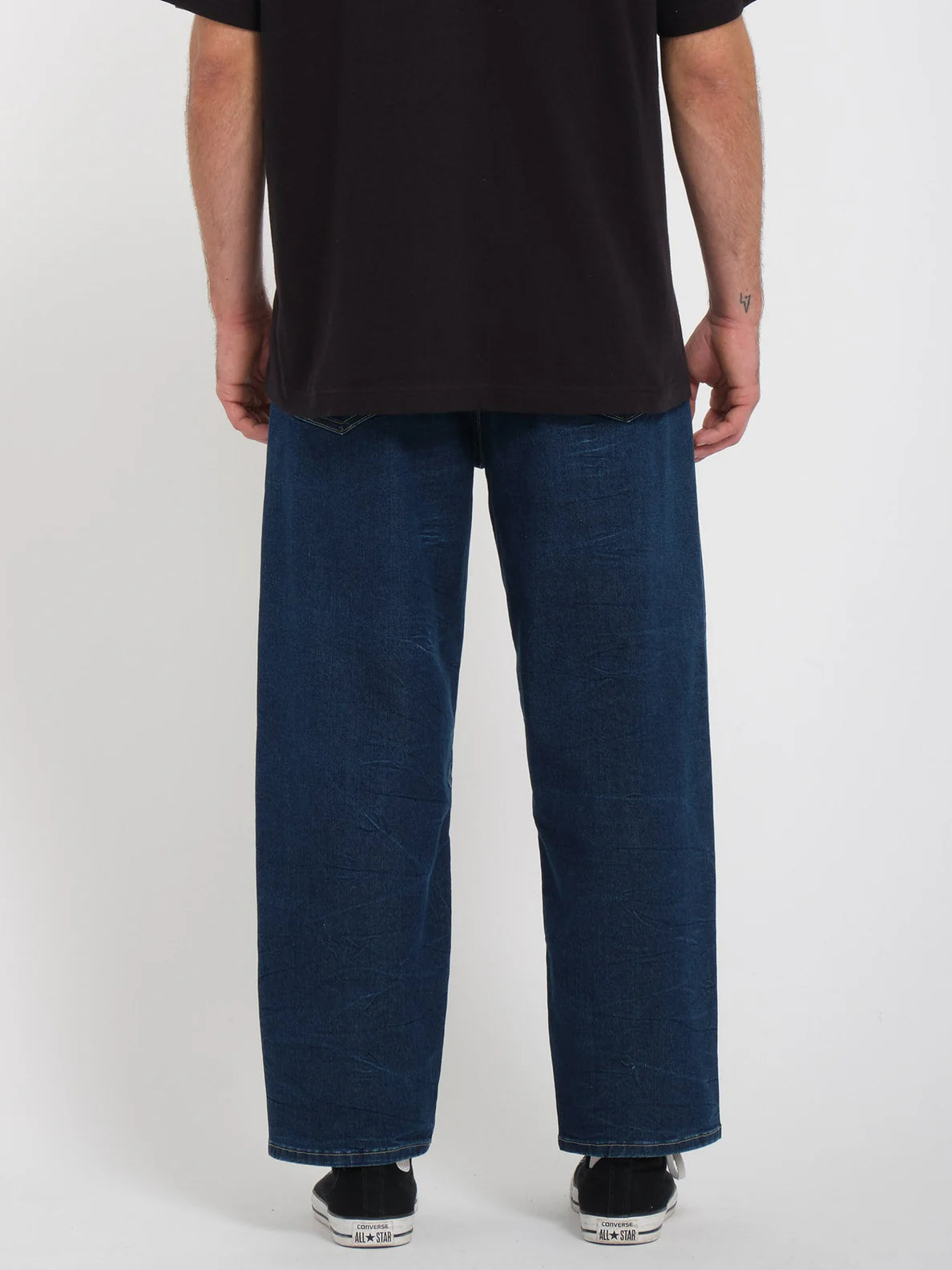 Jean Volcom Billow Tapered Denim - Bleu Clair Acide