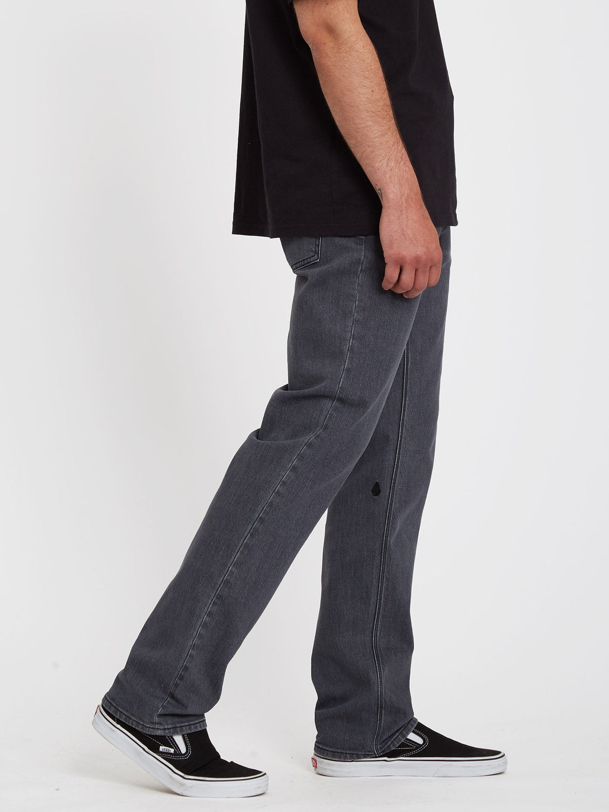 Vaqueros Volcom Solver Denim - Easy Enzyme Grey | Pantalones Tejanos | Todos los pantalones de hombre | Volcom Shop | surfdevils.com