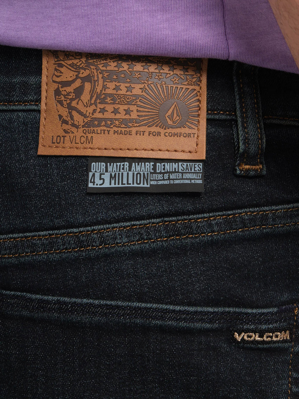 Pantalón Vaquero Volcom solver - Vintage Blue