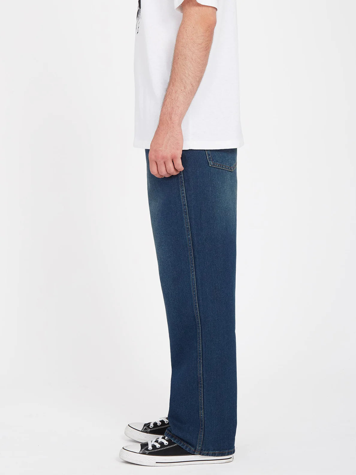 Volcom Nailer Denim Jeans – Reifes Blau