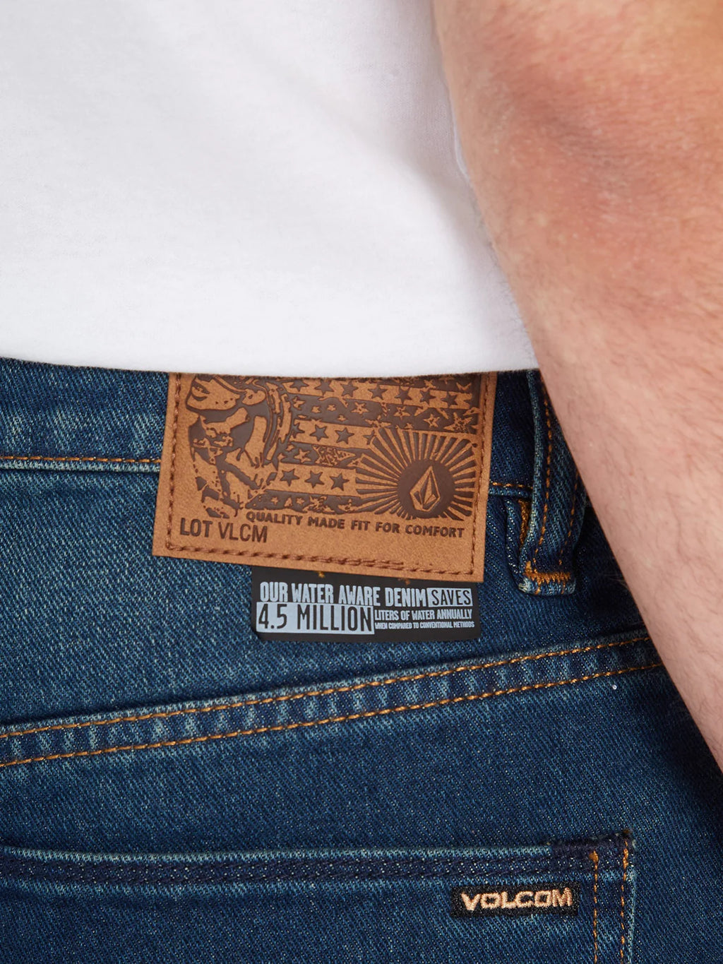 Volcom Nailer Denim Jeans - Mature Blue