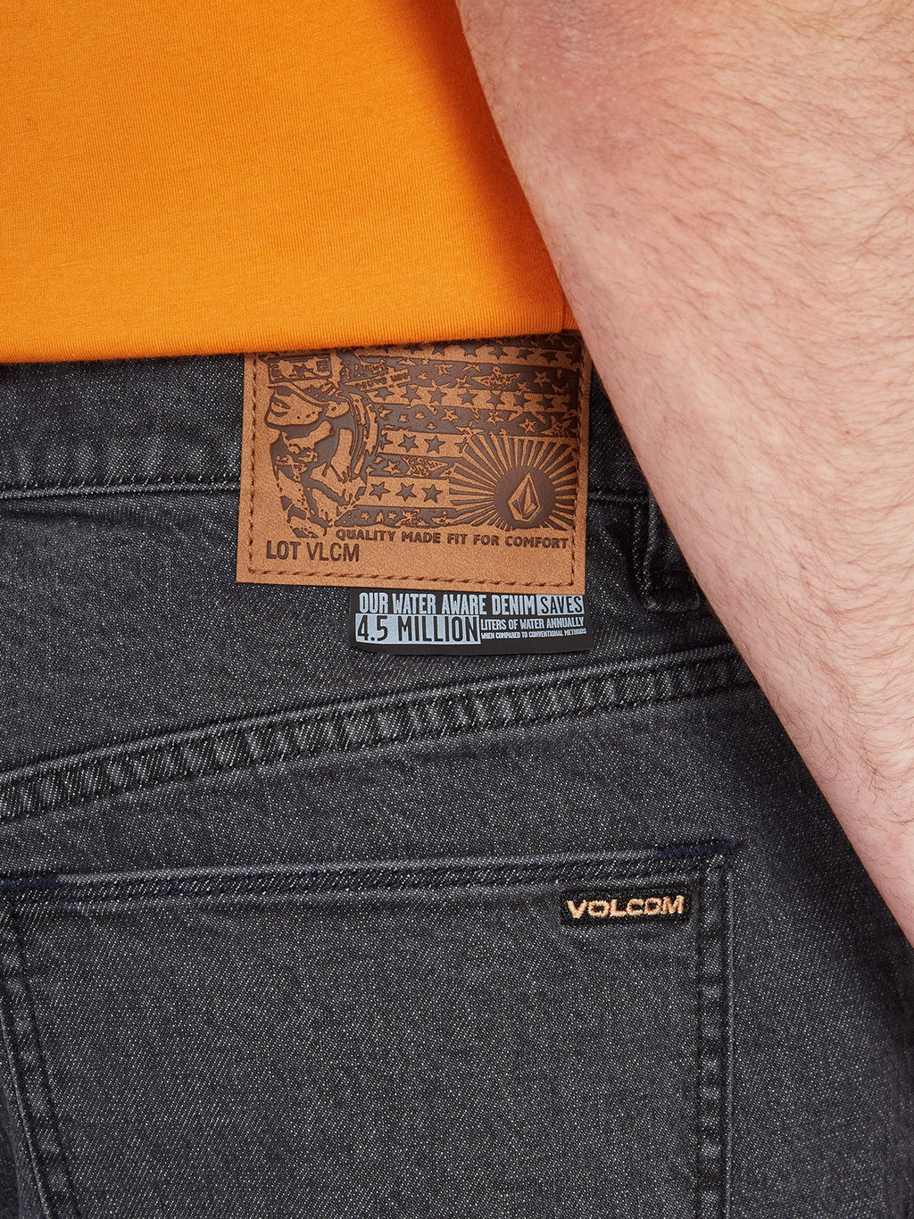 Vaqueros Volcom Nailer Denim - Stoney Black