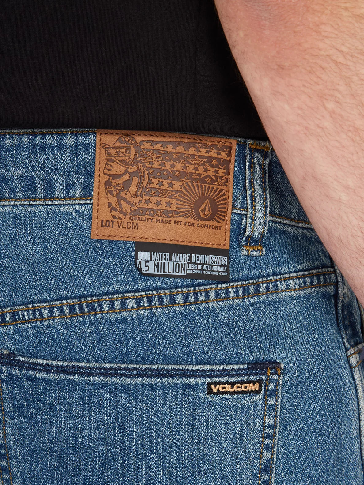 Volcom Modown Denim Jeans - Aged Indigo