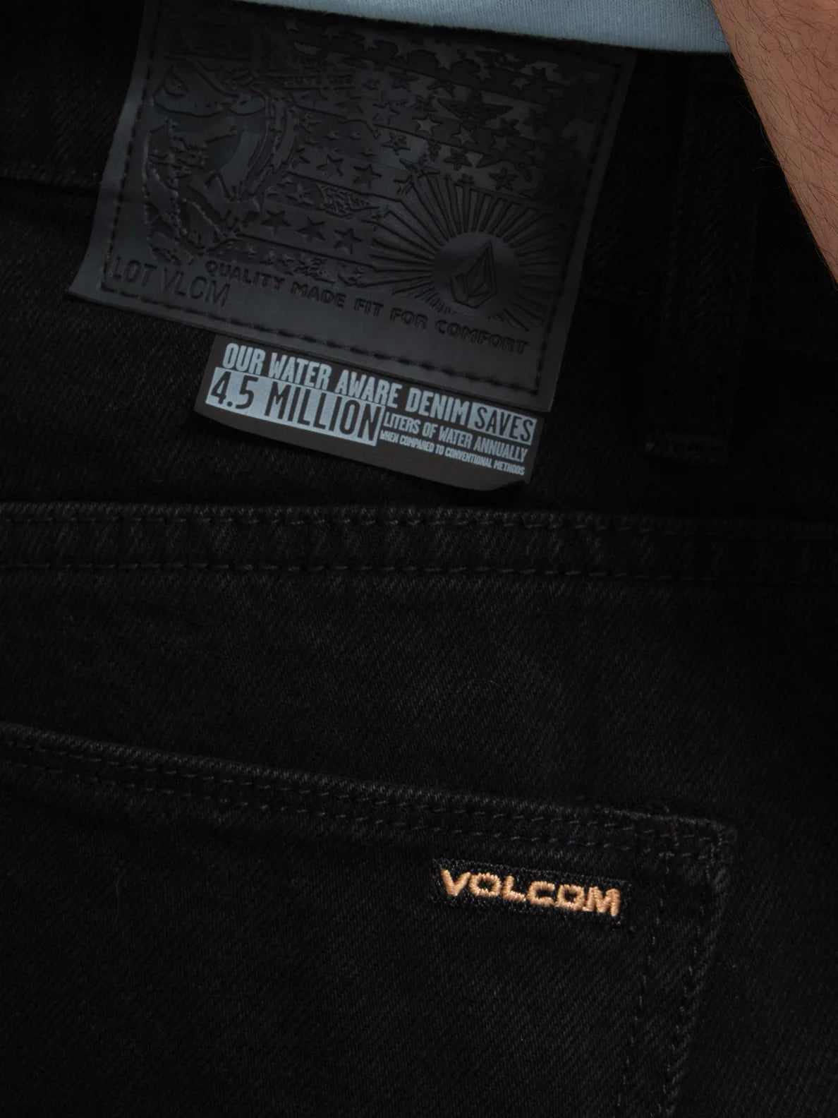 Volcom Jeans Modown Tapered - True Vintage Black 