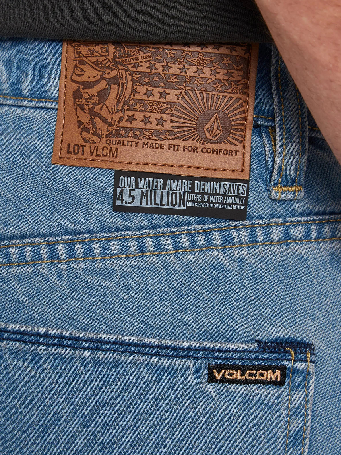 Volcom Modown Tapered Jeans – Blau