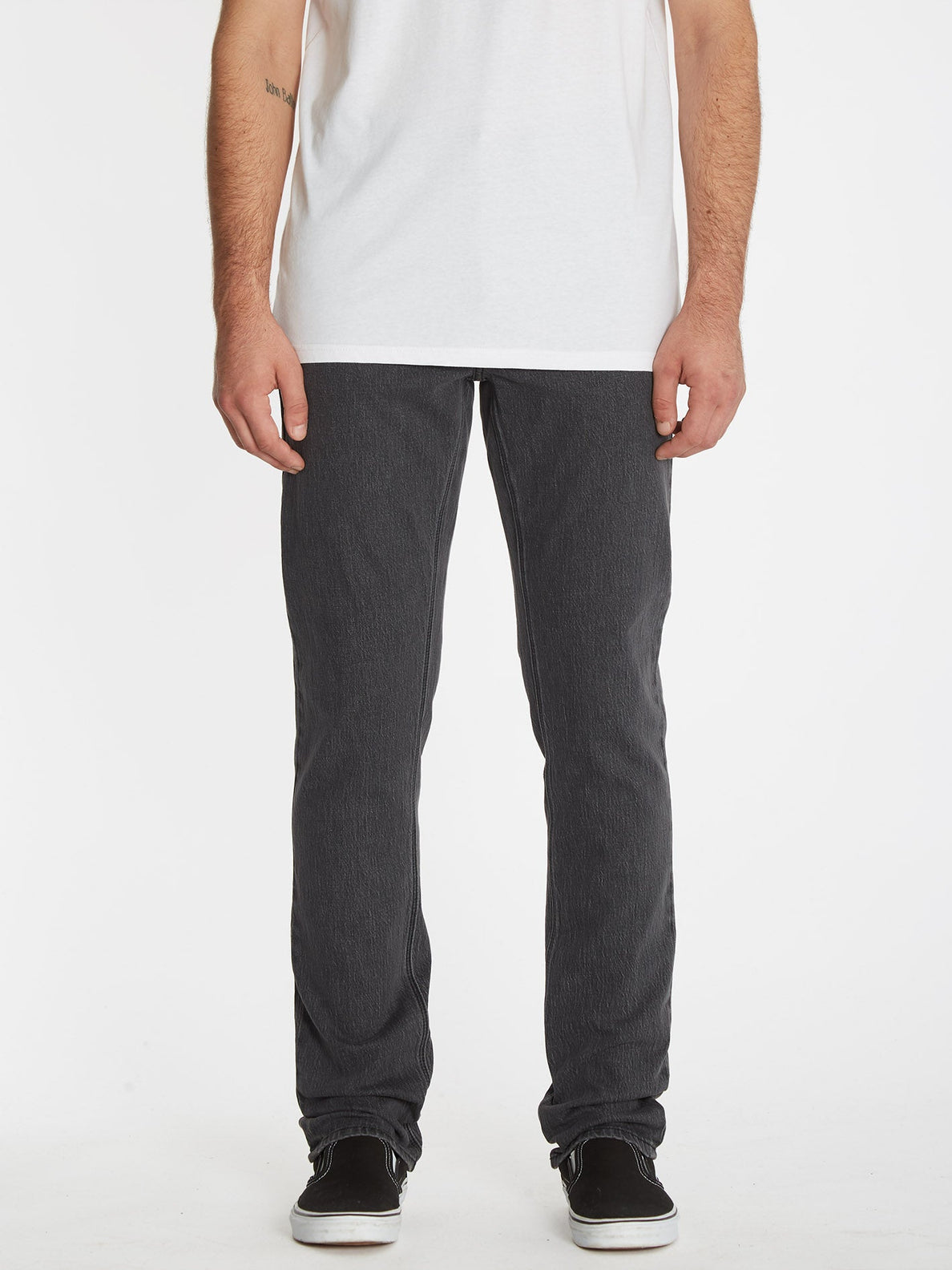 Vaqueros Volcom Solver Tapered Denim - Stoney Black
