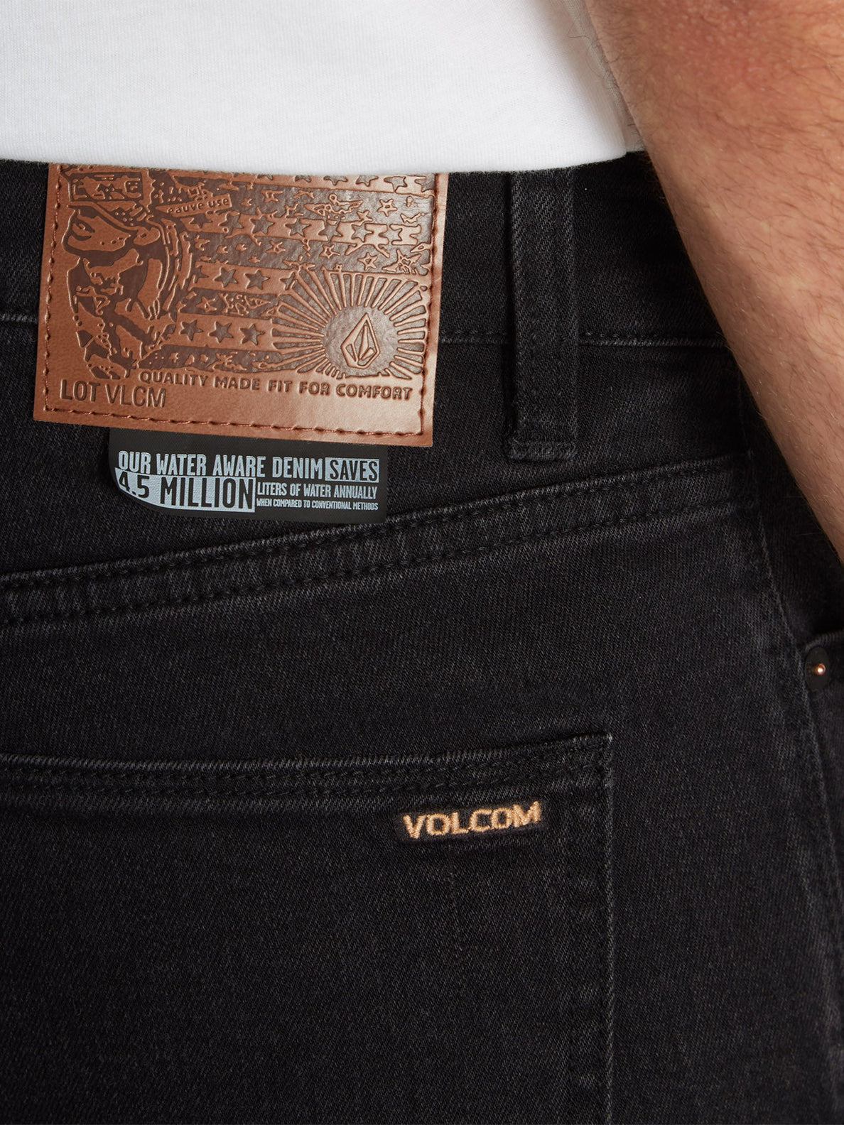 Vaqueros Volcom Vorta Denim - Black Out