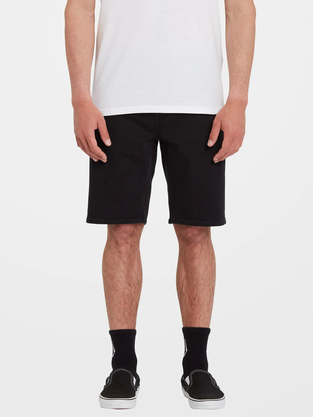 Pantalón Corto Volcom  Solver Denim - Black Out