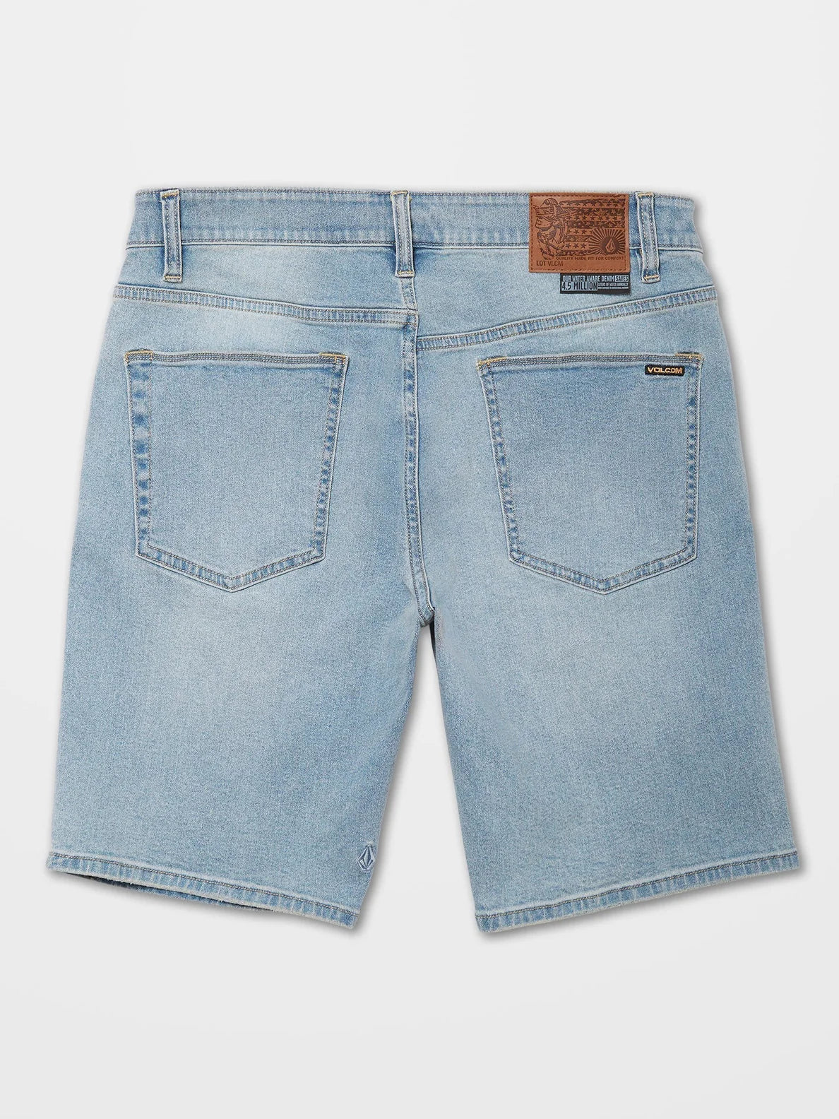 Volcom Solver Denim Shorts – Worker Indigo Vintage